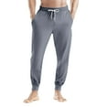 thumbnail image 2 of Domuza Mens Pajama Pants Stretch Drawstring Cotton Soft Casual Jogger Pjs Trousers Lightweight Loose Comfy Loungewear with Pockets 3XL, 2 of 8