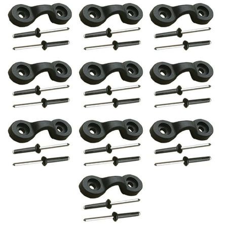 Nylon Deck - BroCraft Kayak Nylon Bungee Deck Loops Tie Down Kayak Pad Eye With Rivets