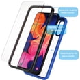 thumbnail image 6 of Tekcoo Cases for Samsung Galaxy A20 A30 A50 A205U A505U 2019 6.4 inch with [Tempered Glass Screen Protector] Grip Plastic Bumper TPU Slim Transparent Clear Back Protective Hard Cases Cover, 6 of 6