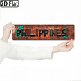 thumbnail image 6 of 2D Flat, 1pc 2D flat 4X16 inch sign Industrial Chic Plaque Art Depicting Playful Designs Excellent for Modern Living Rooms or Trendy Restaurants, 2D Flat, Perfect for Room Decor, 6 of 10