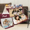 thumbnail image 4 of Custom Blanket with Photo Text, Personalized Flannel Throw Blanket, Customized Blanket Using My Own Photos, Birthday Christmas Wedding Gifts for Mom Dad Friends Sister - 4 Size (6 Photo-4), 4 of 6