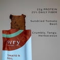 thumbnail image 4 of SVRY Nutrition Tomato & Basil Protein Bar - 22g Protein - Protein Bar w/Sun-Dried Tomatoes and Basil - High in Protein, Fiber, & Healthy Fats - For Pre & Post Workout & On-The-Go Snacking (6 Pack), 4 of 8