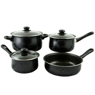 Gibson Soho Lounge 15-Piece Aluminum Cookware Set w/ Bakelite Handles