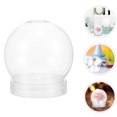 thumbnail image 2 of 8 piezas DIY Bola de nieve Globo de agua Bola de nieve navideña transparente para manualidades DIY, 2 of 7