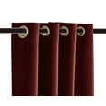 thumbnail image 3 of Legacy Decor Blackout Curtain with Grommet Top Room Divider, 180" W X 108" Tall, Burgundy Color, Indoor, 3 of 5