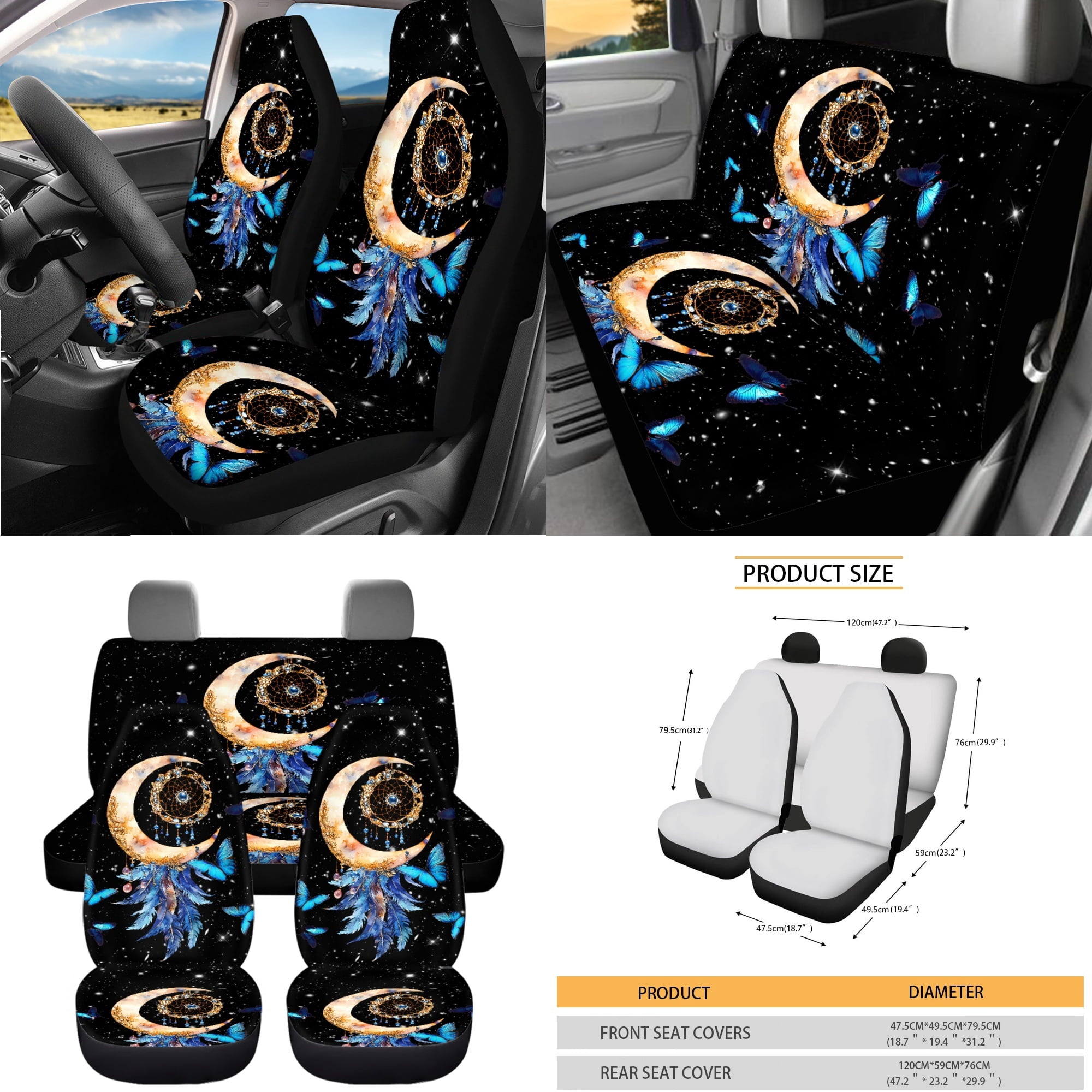 Jeiento Car Seat Belt Shoulder Pads Seatbelt Covers Universal - View #9