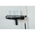 thumbnail image 2 of Hathaway Premium Half Moon Wall Shelf - Black Finish, 2 of 4