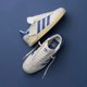 thumbnail image 5 of Adidas Originals Gazelle Men’s Athletic Shoe Ivory Sneaker Footwear Trainer #599, 5 of 6