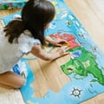 thumbnail image 6 of Melissa & Doug World Map Jumbo Jigsaw Floor Puzzle (33 pcs, 2 x 3 feet) - FSC Certified, 6 of 10