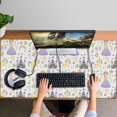 thumbnail image 4 of Long Mouse Pads for Desk,Princess Unicorn Pattern Desk Mats on Top Of Desks, Desk Mouse Pad Extra Large with 3mm Non-Slip Base and Stitched Edge for Gaming,Office,Work,Home 47.3"x23.6", 4 of 6