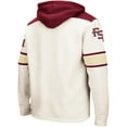 thumbnail image 3 of Men's Colosseum Cream Florida State Seminoles Big & Tall Hockey Lace-Up Pullover Hoodie, 3 of 3
