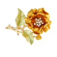 thumbnail image 1 of Qarigey Broche de flor para mujer, alfiler de aleación, broches de abrigo, decoraciones, joyería femenina para citas, adornos de regalo de Ropa, zapatos y accesorios Miscelánea Amarillo, 1 of 6
