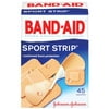 Johnson & Johnson Band Aid Sport Strip Adhesive Bandages, 45 ea