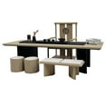 thumbnail image 4 of Modelo de mesa de té en miniatura,Mesa de té en miniatura para casa de muñecas,escala 1:12,Decoración de la escena de la habitación de los muebles de la casa de muñecas a escala, 4 of 8