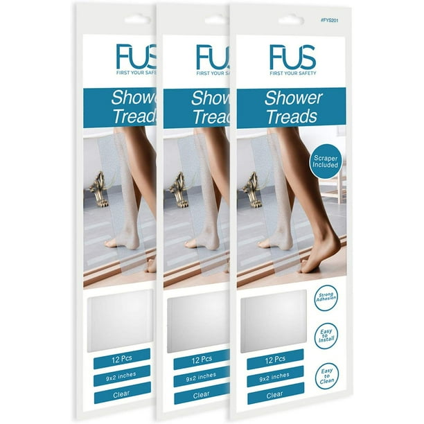 Bathtub Stickers NonSlip Shower Treads 12 Anti Slip Traction Grip