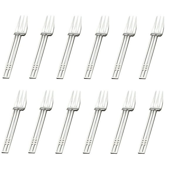 Sasaki Windows 18/8 Stainless Steel 7 1/4" Salad Fork (Set of Twelve)