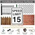 thumbnail image 2 of Speed Limit 10 Mph Sign, Speed Limit Signs Novelty Slow Down Sign Warning Traffic Road Street Sign 8X12 Inches, 2 of 4