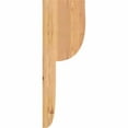 thumbnail image 3 of 3 1/2"W x 8"D x 24"H Crestline Smooth Corbel, Western Red Cedar, 3 of 9