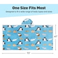 thumbnail image 5 of Catalonia Wearable TV Blanket with Sleeves Arms Warm Micro Plush Sherpa Fleece for Adult Large Wrap Throw Robe 72 x 55”, 5 of 7