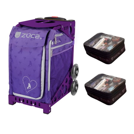 Zuca Sport Bag - Skates & Bows with Gift 2 Small Utility Pouch