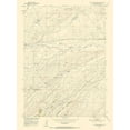 thumbnail image 2 of USGS 11x14 White Modern Wood Framed Museum Art Print Titled - Pine Mountain Wyoming Quad - USGS 1951, 2 of 4