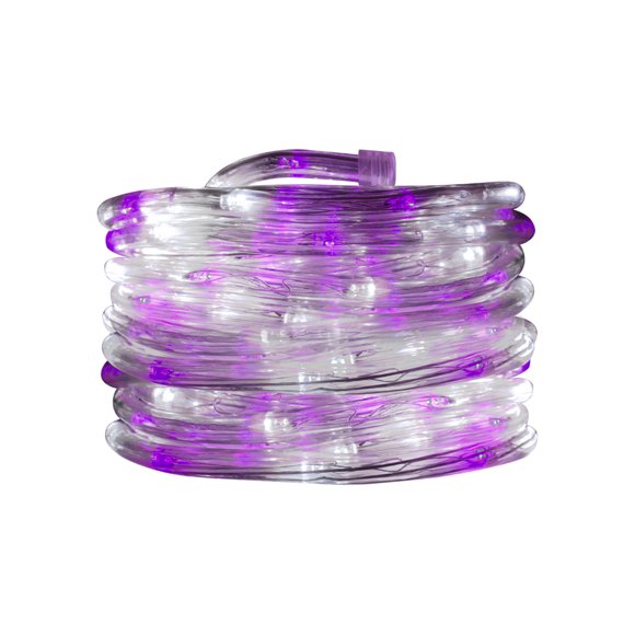 Manguera Decorativa Importadora La Merced Luz Led Blanco/Morado Uso Exterior/Interior Cable Recubierto Gel 10 m