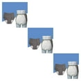 thumbnail image 2 of braveheart sous-Vêtements pour Hommes Respirants et Fiables Réutilisables pour Incontinence Culottes Lavables Pantalon 100CC Gris Clair LL 3Ensemble, 2 of 5