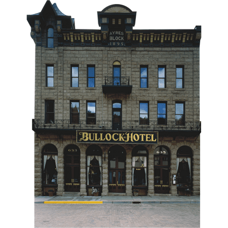 H13735 Deadwood Town Bullock Hotel Casino Dakota 1895 Cardboard Cutout Standee Standup
