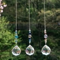 thumbnail image 5 of Luz diurna de cristal, colgante de prisma de bola de cristal transparente para decoración del jardín del hogar, 5 of 5