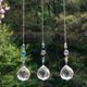 thumbnail image 5 of Luz diurna de cristal, colgante de prisma de bola de cristal transparente para decoración del jardín del hogar, 5 of 5