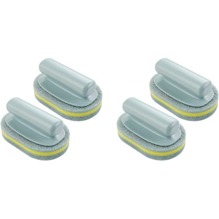 

Egebert 4pcs Blue Tile Tool Sky-Blue Kitchen Pp Carpet Pan Utensil Home Cleaning Scrub Brushes Decontamination Scrubbers Sink for with Floor Dishes Use Handle Brush Bathroom