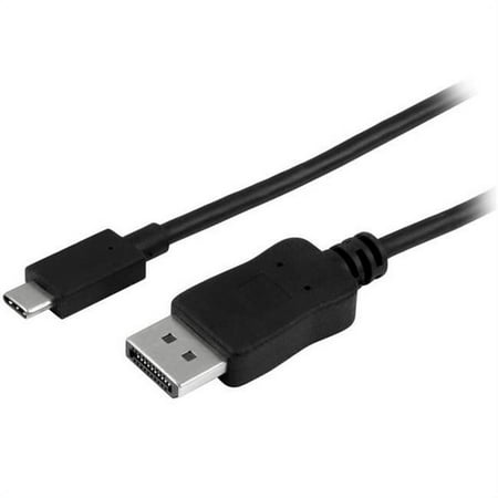 UPC: 0065030864824 | StarTech 6ft/1.8m USB C to DisplayPort 1.2 Cable 4K 60Hz – USB Type-C to DP Video Adapter Monitor Cable HBR2 – TB3 Compatible – Black (CDP2DPMM6B)