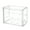 No partition, variant on Modern Clear Display Case With Protective Cover for Action Figure Storage Dustproof Exhibition Box Crafted from PET