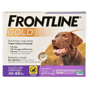 Frontline Gold for Dogs (45-88 lb), 3 pack