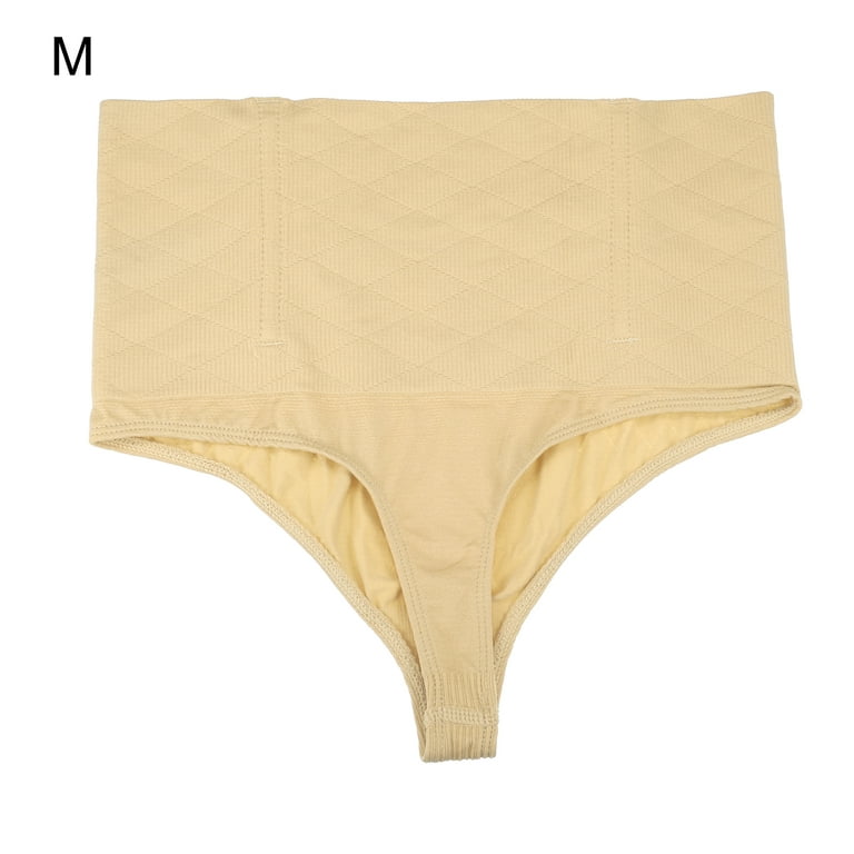 Unique Bargains High Waist Women Slimming Body Shaping Tummy Control  Shapewear Control Panties Underwear 1 Pcs Beige L
