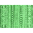 thumbnail image 1 of Ahgly Company Indoor Rectangle Abstract Emerald Green Modern Area Rugs, 6' x 9', 1 of 4