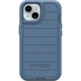 thumbnail image 3 of OtterBox iPhone 15 Only - Defender Series Case - Baby Blue Jeans - with Screen Protector - Rugged & Durable - with Port Protection - Holster Clip Includes - Microbial Defense Protection, 3 of 9