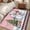 Pink, variant on Round Area Rugs Collection 6 Ft, Red Christmas Non-Slip Residential Carpet, Xmas Tree Snowman Bear Snowfall Plaid Indoor Crawling Mats Runner Rugs for Living Room/Dining Room/Bedroom