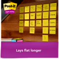 Postit Super Sticky Full Stick Notes, 3" x 3", Yellow, 12 Pads