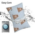 thumbnail image 6 of Salouo Playful Walrus Wonders Pattern Pillow Cases,1PC Pillow Covers with Envelope Closure Decorative Pillow Case for Bed Couch,Pillows Not Included-16"x24", 6 of 6