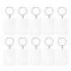 thumbnail image 1 of 10pcs Blank Insert Photo Picture Frame Split Ring Keychain, 1 of 4