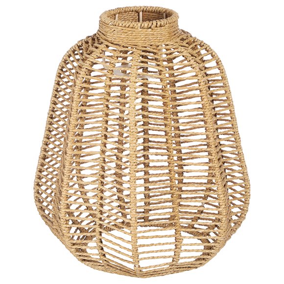 Rattan Lamp Shade Table Lamp Shade Rustic Light Shade Bohemian Pendant Light Shade for Living Room