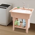 thumbnail image 6 of Spacious Utility Sink Laundry Sink Freestanding Sink Wash Station With Faucet for Laundry, Bathrooms, 6 of 20