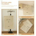 thumbnail image 2 of Qumonin 2023 Rustic Hanging Cloth Calendar - 12 Month Planner, 2 of 6