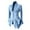 Blue, variant on LYXSSBYX Womens Tops Long Sleeve Women Long Sleeve Retro Lace Trim Button Up Vintage Irregular Tailcoat Outwear