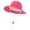 Hot Pink, variant on GDREDA Train Engineer Hat Kids Baby Girl Sun Hat With UPF 50+ Outdoor Adjustable Toddler Beach Hat With Wide Brim Bucket Hats For Kids Blue,6-12 Months