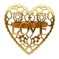 thumbnail image 2 of Valentine Napkin Rings,Heart Napkin Rings,Hollow-Out Heart Napkin Rings Table Decorations Heart Napkin Holders for Valentine's Day Wedding Anniversary Family Party Table Decoration(Gold), 2 of 9