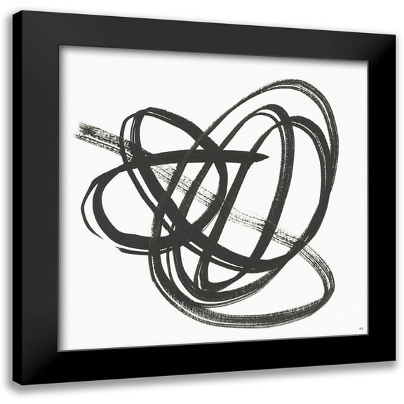 Jill, Susan 12x12 Black Modern Framed Museum Art Print Titled - Along the Path II