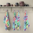 thumbnail image 4 of Kitchen Dish Towels, Multicolored Watercolor Hearts Kitchen Towels Set of 4 Super Soft Absorbent Dish Towels Set Microfiber Polyester Kitchen Dish Cloths Decorative Tea Towels, 28"x18", 4 of 7