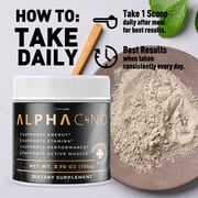 Alphacino Powder Advanced Formula Supplement to Support Active Lifestyle Alpha Cino 60 Servings
